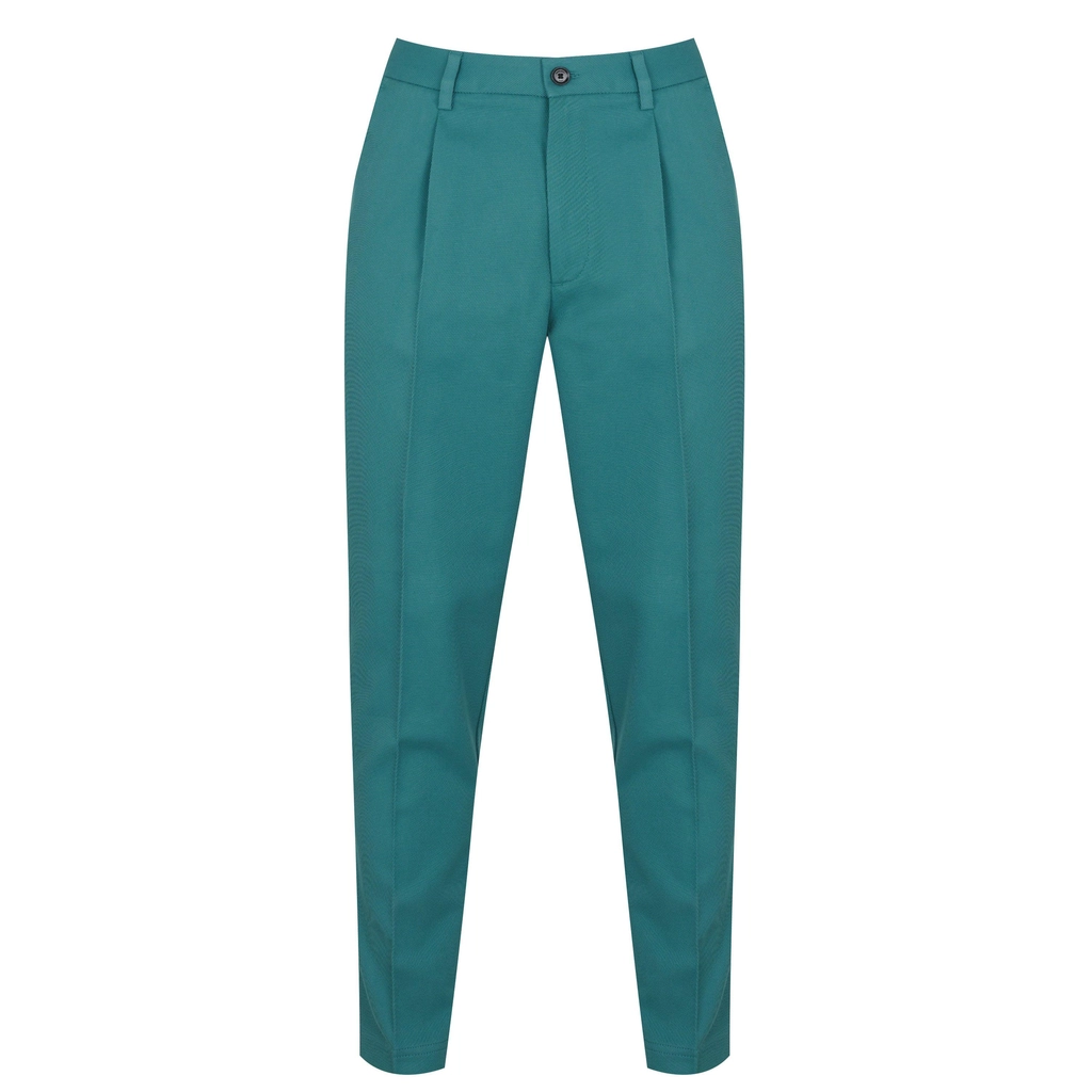 Hugo Boss Kirio Pleat Trousers - OGreen 355